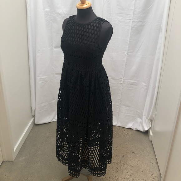 Sheike Dresses & Skirts - SHEIKE Midi Black Dress Size 8
